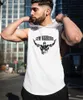 Herrpolos märke Gymkläder Mens Bodybuilding Hooded Tank Top Cotton Sleeveless Vest Fitness Sweatshirt Workout Sportwear Tops Male 230529