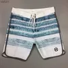 Mäns shorts 2022 randig vattenrepellens sträck sommar shorts män styrelse shorts badkläder män strand shorts män bermuda korta styrelser 165 l230520