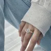 Cluster Rings Arrival Elegant Natural Moonstone 925 Sterling Silver Female Ring Wholesale Jewelry For Women Gifts No Fade