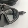 Máscaras de mergulho Montagem molhada Máscara de mergulho de baixo volume Máscara de vidro temperado Máscara de mergulho J-do-tipo Máscara de mergulho Snorkel Conjunto com monte de câmera Black 230526