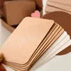 Hediye Sargısı 300 PCS Kraft karton Flash Kartlar Küçük Notu inceliyor Boş Not Kartları Bellek Flashcards Öğrenme Tebrik Kağıdı