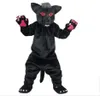 Halloween Erwachsene Größe Bester Preis Ochsenhund Wolf Pelz Maskottchen Kostüm Kunstpelz Anzug Party Outfit Kleid Erwachsene Größe Outdoor