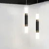 Lampade a sospensione a LED Doppie fonti di luce Brillano su e giù Apparecchio Droplight Isola della cucina Sala da pranzo Decorazione del bancone del bar