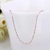 Chains C002 Wholesale! Nickle Free Antiallergic Real Necklace Fashion Jewelry For