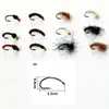 Fishing Hooks KKWEZVA 50pcs Combination Nymph Fly Flies fly Insects different Style Salmon Trout Lures Tackle 230526