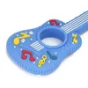 Ensembles de vaisselle sans BPA jouet de dentition à mâcher soulagement infantile gencives douloureuses guitare bébé jouets de dentition Silicone dentition