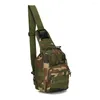 Sacs de plein air Camouflage Sports Poitrine Sac Étanche Respirant Stockage Pour