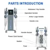 Nova em machine slimmming machine hiemt sellulite مخفضات المخفضات مُحفز العضلات شكل الجسم RF رعاية عميقة