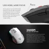 Boxers FantEch Cruiser WG11 Wireless Silent Click Mouse 2400DPI 2.4G GAMING MONDE POUR LAPTOP PC PC récepteur USB Cliquez sur le bouton MUTE