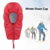 야외 모자 야외 Urltra-light Goose Down Hat for 봉투 침낭 남자와 여자 스키 스케이팅 썰매 따뜻한 모자 230526