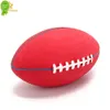 New Rubber Rugby Toys For Dogs Solid Squeak Chew Ball toy For Small Medium Large Dogs Pet Games Interactive Toy Dog Supplies SJ0016