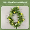 Decorative Flowers Cane Welcome Door Garland Summer Front Artificial Rattan Decor Festival Hanging Eucalyptus