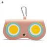 Sunglasses Cases Bags Women Leather Cute Cartoon Eye Glasses Case Storage Protection Sunglass Box Portable Eyewear Pouch glasses case