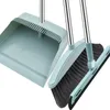 Sweeper Dustpan Set Combination Dustpan Hushållsset Set Soft Hair Broom Non Stick Hair Broom Single Double Sided