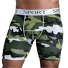 Unterhosen Lange Männer Bein Boxershorts Produkte Herrenhöschen Baumwolle Camouflage Herrenunterwäsche Große Größe Sport Mann 4XL-8XL