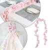 Decorative Flowers Artificial Cherry Flower Vines Faux For Outdoors Hanging Silk Garland Fresh Christmas Centerpiece