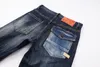 Mens Jeans2023 Designer Pants Ripped High Designer men's jeans embroidered pants fashion hole pants top selling zipper pants Patches Detail Biker Fit denim jeans th