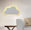 Wandlampen LED Acryl Cloud Lamp Nachtkastje Slaapkamer Hal Trap Veranda Licht Blaker Armatuur Home Baby Kids Kinderen Verlichting
