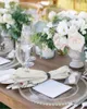 Serviette de table 4 pièces fleur papillon rétro tournesol orchidée carré 50cm décoration de mariage tissu cuisine service serviettes