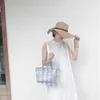 Andere Taschen Sommer Handtasche für Frauen Mode Transparent Gelee Tasche Weibliche Große Kapazität Gewebte Strand Tasche Warenkorb Tote Bolsa
