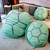 Plush Dolls Funny Turtle Shell Toy Adult Kids Sleeping Bag Stuffed Soft Tortoise Pillow Cushion Housewarming Creative Interesting Gift 230529