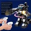 RC Robot Battle Boxing Toy Remote Control 24G Humanoid Fighting With Two Joysticks Toys for Kids 230529