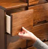 Autres meubles Meubles simples porte de garde-robe traitement d'usine décoration globale moderne Table de chevet en bois massif