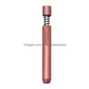 Smoking Pipes Colorf Metal Hand Aluminum Alloy One Hitter Pipe Herb Grinder Smoke Accessory Drop Delivery Home Garden Household Sund Dhoip