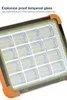 Faretto solare portatile per lampioni LED ad alta potenza ricaricabile con magnete a LED per lavori all'aperto