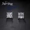 Stud Classic Square Cubic Zirconia Orecchini a bottone per uomo Small CZ Crystal Women Studs Ear For Party Mens Orecchini Brincos AE400 J230529