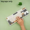 Täcker 125Key Shimmer Theme KeyCaps PBT SubliMation XDA Högt anpassade mekaniska tangentbord KeyCaps Round KeyCaps MX Switch