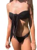 Pływanie noszenie damskie bikini przenoszące światło, nieprzezroczyste kąpiel plażowa opalanie opalanie bez słonecznych śladów Brezyn Bikini Panie Swimsuit Nowy AA230529