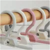 Other Laundry Products Plastic Adjustable Clothespin Trousers Rack Pinch Grip Drying Skirt Peg Hanger Space Saving Drop Delivery Hom Dhydp