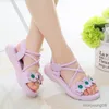 Sandals Sandals Summer Kids Shoes Fashion Sweet Princess Flower Children Sandals for Girls Toddler Baby Soft Breathable Girl Shoes R230529