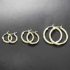 Stud Punk Round Hoop örhängen för kvinnor Fashion Crystal Small Circle Gold Color Brosilage Earings Girl Party Jewelry Accessories E398 J230529