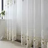 Rideau moderne Beige rideaux luxe salon chambre fenêtre rideaux décoration pure Tulle haut de gamme Cortinas