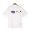 T-shirt Designer PA Marque de T-shirt de luxe pour hommes T-shirts Spray Heart Letter Manches courtes Casual Spring Summer Tide Hommes et Femmes Tee Taille S-XL Designers Vêtements