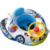 Sand Play Water Fun Inflatable Baby Float Lying Swimming Rings Infant Waist Swim Ring Toddler Trainer Buoy Pool Accessories Toys 230529