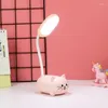 Lampes de table LED lampe de bureau USB charge chevet salon salle de bain décor mignon ours cadeaux pour enfants collège apprentissage lecture