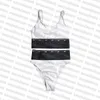 Frauen Hohe Taille Bademode Buchstaben Gedruckt Badeanzug Sexy Split Bikinis Set Sommer Surfen Badeanzug