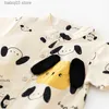 Rompers Cartoon Dog Summer Romper for Baby Boys Cotton Short Sleeves Jumpsuit Korean Newborn One-Pieces Clothing Infant Items 2023 New T230529