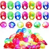 Anneau lumineux clignotant Light Up Bumpy Ring Jouets LED Finger Lights Party Favor Clignotant Gelée Anneaux En Caoutchouc Fournitures De Fête D'anniversaire