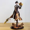 Roliga leksaker Genshin Impact Zhongli PVC Actionfigurer Anime Figur Modell Leksaker Collection Dock Present