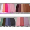 Scarves Big Size Plain Bubble Chiffon Hijab Scarf Women Solid Color Shawl Malaysia Headband Muslim Headscarf Wrap 180 85cm