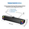 Altoparlanti combinati Soundbar da gioco per computer desktop con altoparlante a luce RGB per PC Monitor Laptop Plug and Play