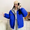 Trench-Coats Femme Hiver Manteau Froid Femme Parka Treillis Court Veste Rembourrée En Gros Haute Qualité Manteau De Neige Super Lâche Épais