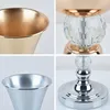 Vasen Gold Silber Blumenvase Home Desktop Handwerk Arrangement Dekoration Hochzeit Party Weihnachten Rack