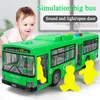 Diecast Model Car High Quality Plus Size Drop Resistant Bus Children 3 år gammal 6 Baby Simulation Inertia Bus Model Toy 230526