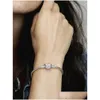 Charm Bracelets The 925 Sterling Sier Pandora Bracelet Is Suitable For Classic Female Jewelry Production Fashion Accessories Wholesa Dhvgz