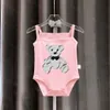 23ss designer baby clothes new baby clothes newborn onesie Baby sling bag butt suit crawl suit bear logo print climbing suit one-piece ha clothes newborn clothes a1